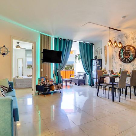 Luxory Dreamy Sunset, Seafront, Direct Access To The Promenade,Wifi,Pool,Free Parking Apartment Los Cristianos  Bagian luar foto