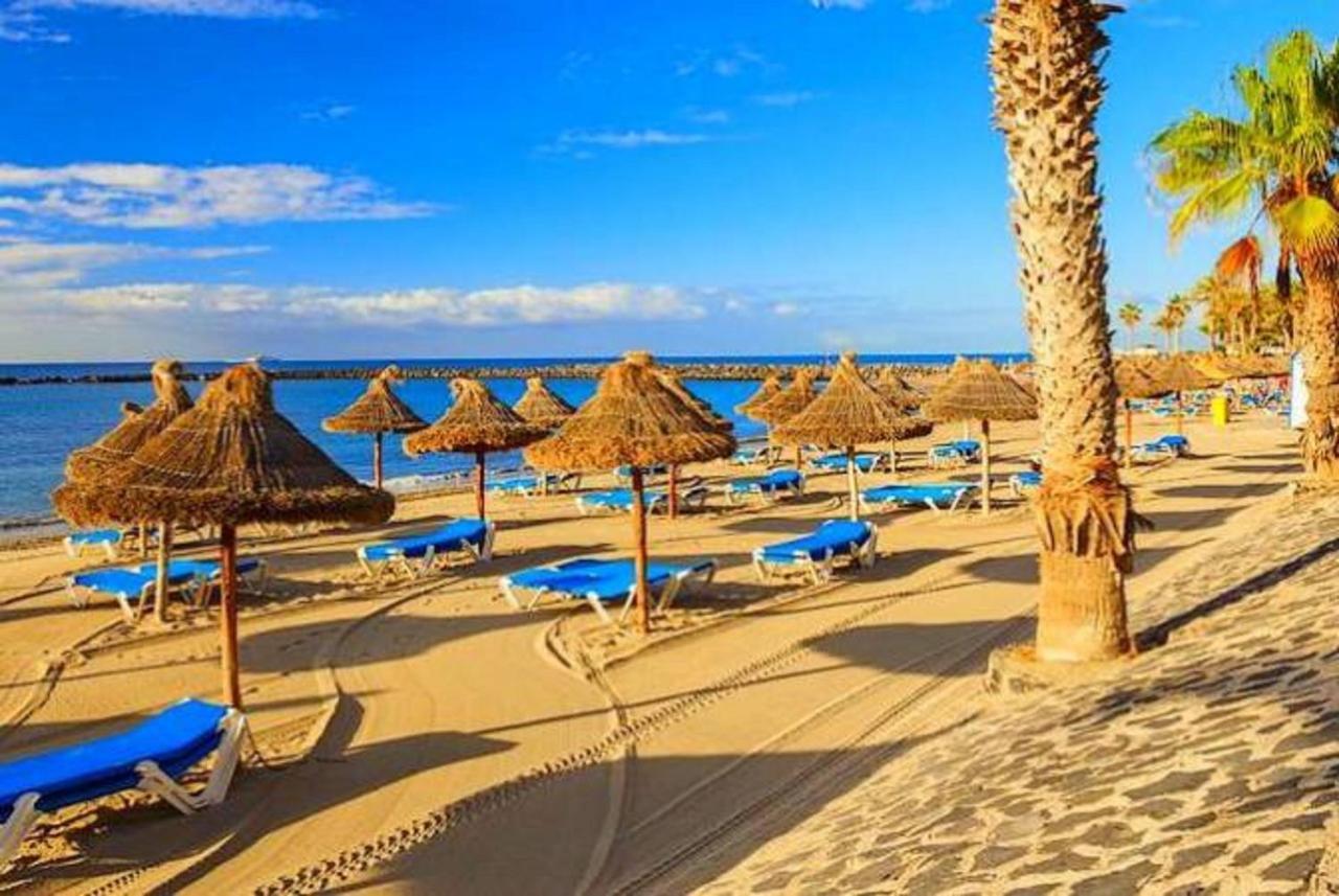 Luxory Dreamy Sunset, Seafront, Direct Access To The Promenade,Wifi,Pool,Free Parking Apartment Los Cristianos  Bagian luar foto