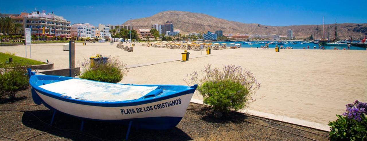 Luxory Dreamy Sunset, Seafront, Direct Access To The Promenade,Wifi,Pool,Free Parking Apartment Los Cristianos  Bagian luar foto