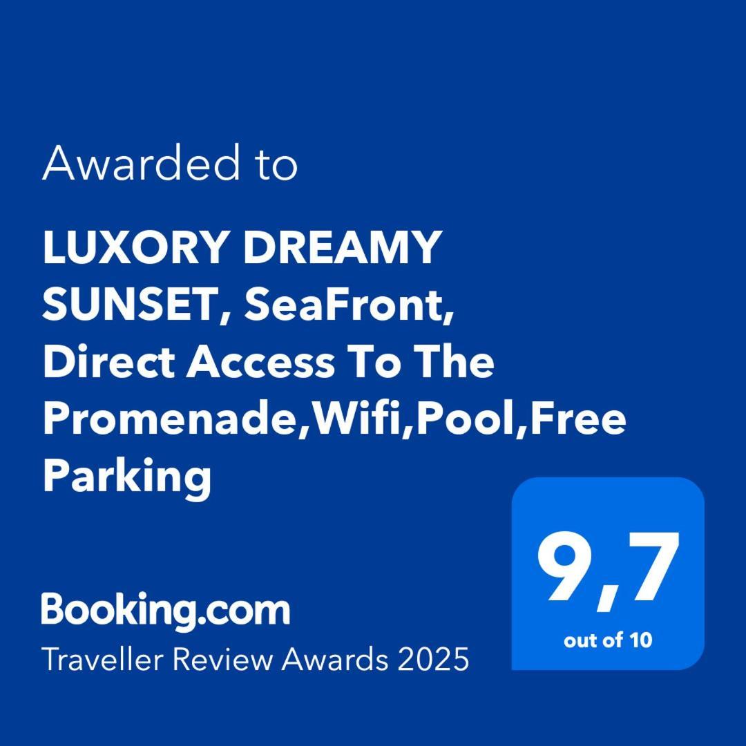 Luxory Dreamy Sunset, Seafront, Direct Access To The Promenade,Wifi,Pool,Free Parking Apartment Los Cristianos  Bagian luar foto